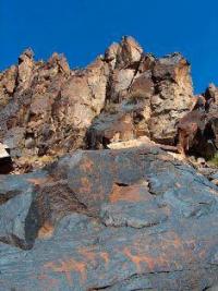 Mountains range Altyn-Emel.