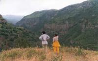 A grandiose canyon of the river Aksu.
