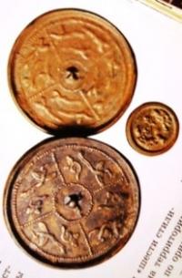 Bronze mirrors.