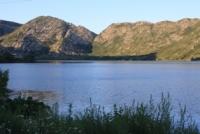 Sights of Sibinskiye lakes on Kazakhstan Altai.