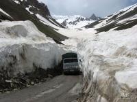 Pass Anzob in Ghissar mountains.