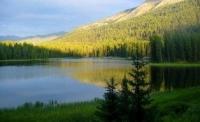 Lake Rahmanov in the Kazakhstan Altai.