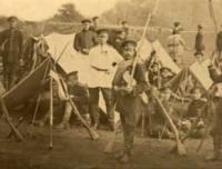 Russian soldiers in Central Asia.