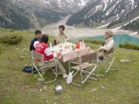 Picnic on Big Almaty lake.
