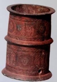 Массивная бронзовая подставка под светильники. XII - XIII в.в. Тальхир.