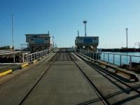 Sea port of Aktau.