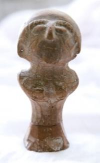 Anthropomorphous a sculpture. Date and an origin are unknown.