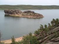 Toraigyr lake in Bayanaul.