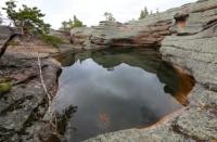 Lakes in Shankoz mountains in Karkaraly park.