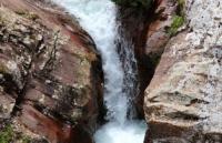 Falls on Kishi-Kaindy river.
