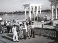 Komsomol lake in Dushanbe. 1960.