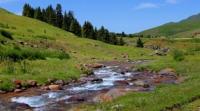 Asy river in Kazakhstan.