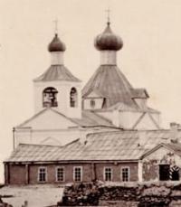 Николай Креков. Церковь во имя святого Сергия Радонежского в Сергиополе, построенная в 1857 году, освящена в 1859 году. 1870 г.