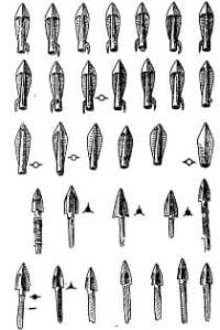 Bronze arrowheads from the 5zh burial mound of the Karamurun I cemetery.