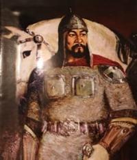 Мухаммед Кыргыз (1510 – 1533 г.г.). Основатель самостоятельного ханства кыргызов. Фотография из краеведческого музея города Чолпон-Ата.