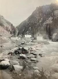 Общий вид курорта Джеты-Огуз. 1928 год. Фотограф И.Н. Панов.