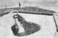South Tagisken. Kurgan 56. View after excavations.