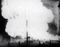 Rocket explosion.