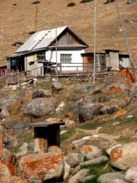 Health resort in gorge Altyn-Arashan.