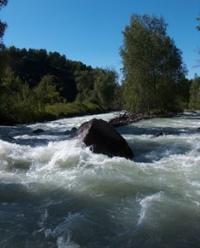 The river Aganakty.