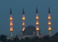 Ertugrul Ghazi mosque in Ashgabad.