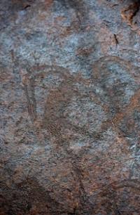 The rock art site of Akterek.