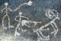 Petroglyphs in valley the Arpauzen and vicinities.
