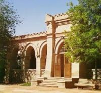Old building of health resort of Bayramali.