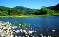 Ulba river.