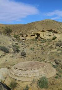 In the Kara Maya valley, which is located in the Ustyurt State Nature Reserve in the Mangystau Region.