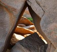 Bektauatinsky State Nature Reserve is a unique meeting of two opposing landscapes – flat semi-deserts of Balkhash region surround a gigantic volcano that never formed 300 million years ago.