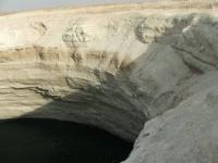 Mud crater in Darvaza.