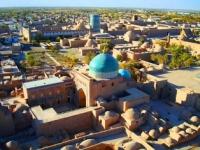 View of Khiva from the minaret.