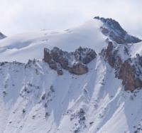 Верхняя граница ледника Мушкетова.