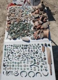 Artifacts from the Zhankent settlement.