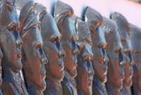Bas-reliefs of heroes of Great Domestic war on memorial of memory.
