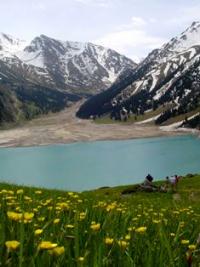 Big Almaty lake.