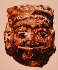 Image of the head of a prince. Country Palace Kulan.