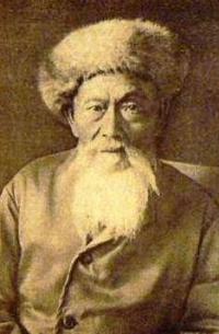 Казахский акын Жамбыл Жабаев.