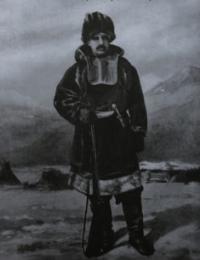 N.M.Przhevaskiy in expeditionary uniform.