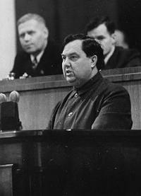 Георгий Максимилианович Маленков. Советский, государственный и партийный деятель, соратник И.В. Сталина, участник антипартийной группы.