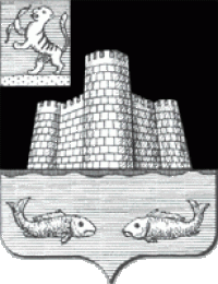 The ancient coat of arms of the city of Shevchenko.