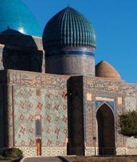 Mausoleum mosque of Hodzhi Ahmed Yasavi (XIVth century).