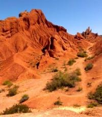 Fairy Tale canyon on Issyk-Kul.