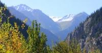 Gorge of river Kaindy.