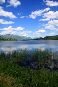 Yazevoye lake and his environs.