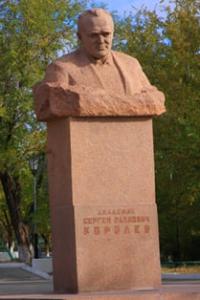 Monument to S.P. Korolev in the town of Baikonur.