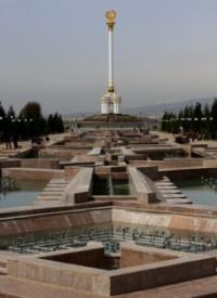 Площадь Дусти в Душанбе.