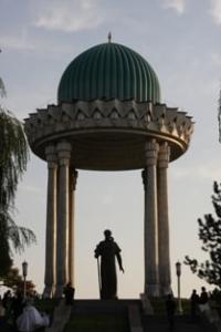 In the Tashkent city recreation park.