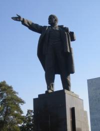 Monument for Lenin in Bishkek.